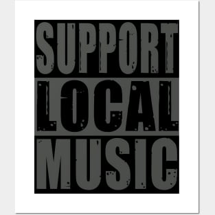 Support Local Music Posters and Art